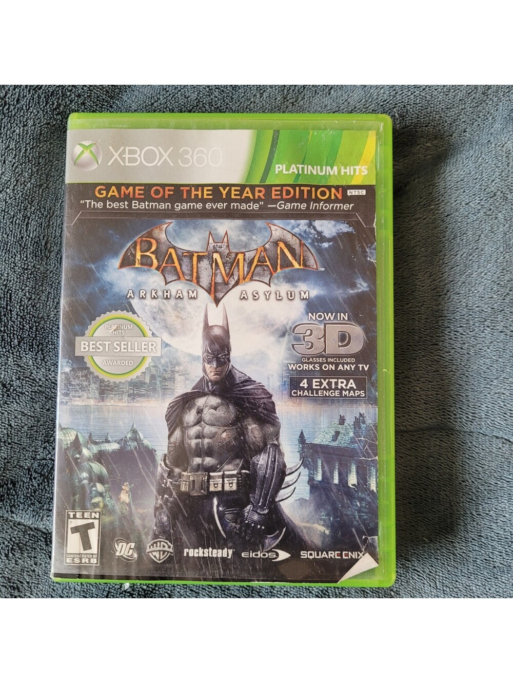 Batman Arkham Asylum Xbox 360 Game of the Year Complete Tested